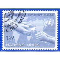 1983 BM-UNO-Genf. Cenevre. Gıda. Filateli Damgalı