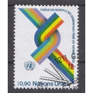 1976 BM-UNO-Genf. Cenevre. Dünya Toplumları. Filateli Damgalı