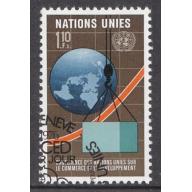 1976 BM-UNO-Genf. Cenevre. Ticaret ve Kalkınma. Filateli Damgalı