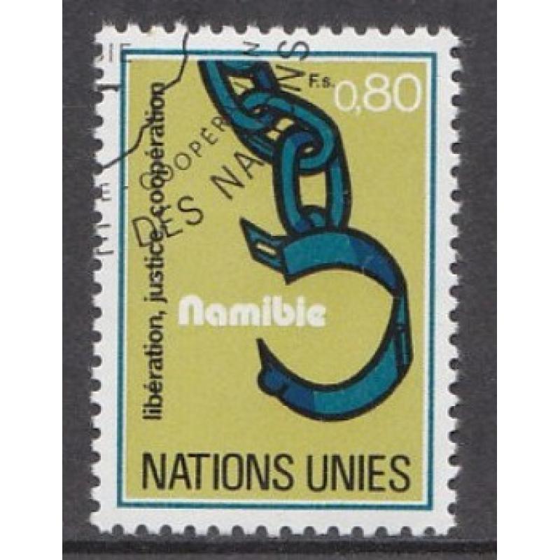 1978 BM-UNO-Genf. Cenevre. Namibia Kurtuluşu. Filateli Damgalı