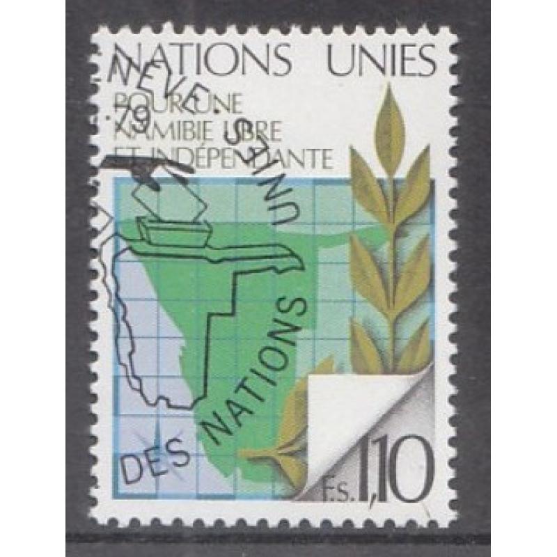 1979 BM-UNO-Genf. Cenevre. Namibia Özgürlük. Filateli Damgalı