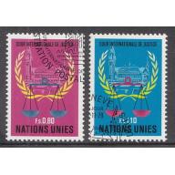 1979 BM-UNO-Genf. Cenevre. Mahkeme Lahey. Filateli Damgalı